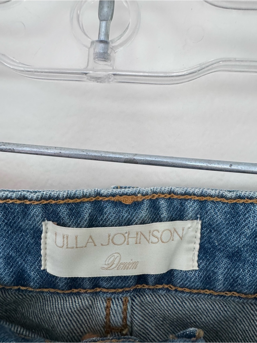 Ulla Johnson Bea Denim Midi Skirt size 6 - Picture 6 of 9